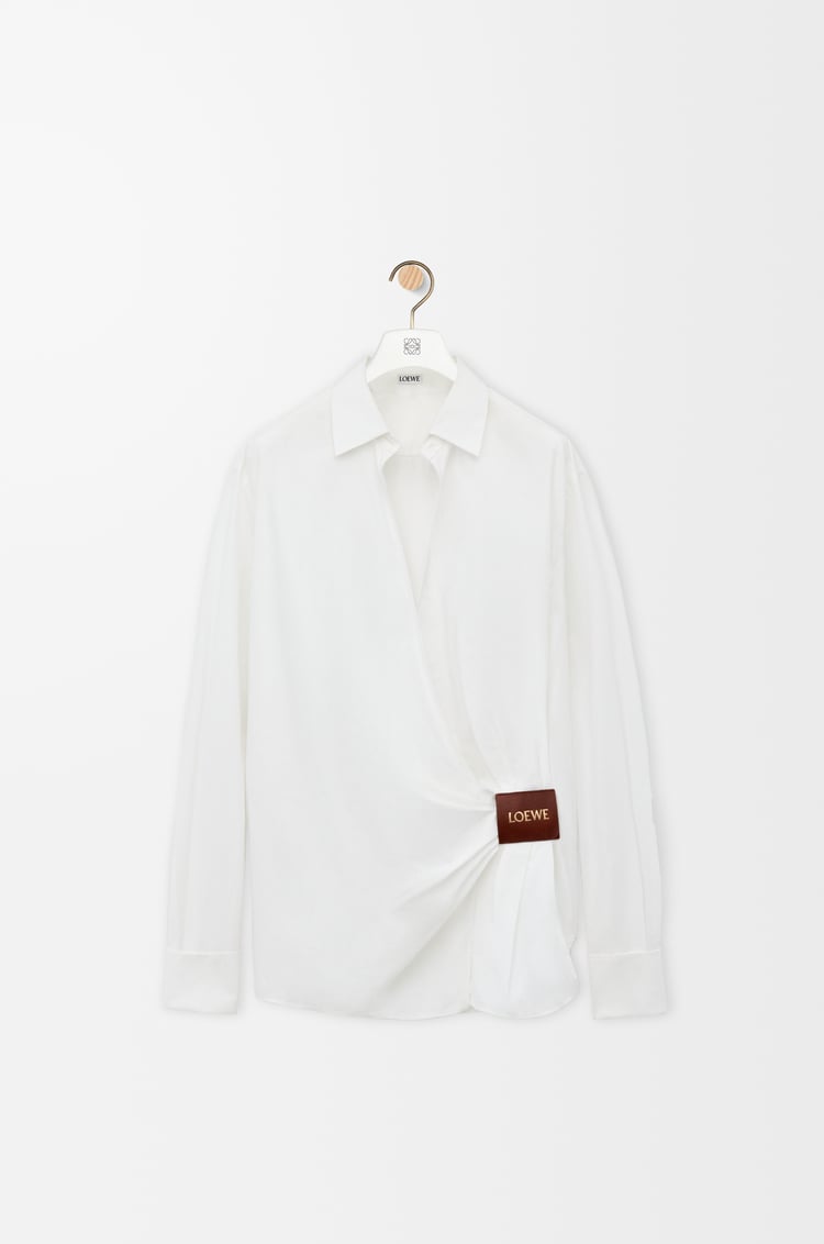 Loewe Draped shirt in cotton 2 Colours Descuento