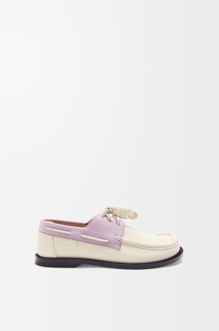 Loewe Campo boat shoe in soft calfskin 3 Colours Liquidación