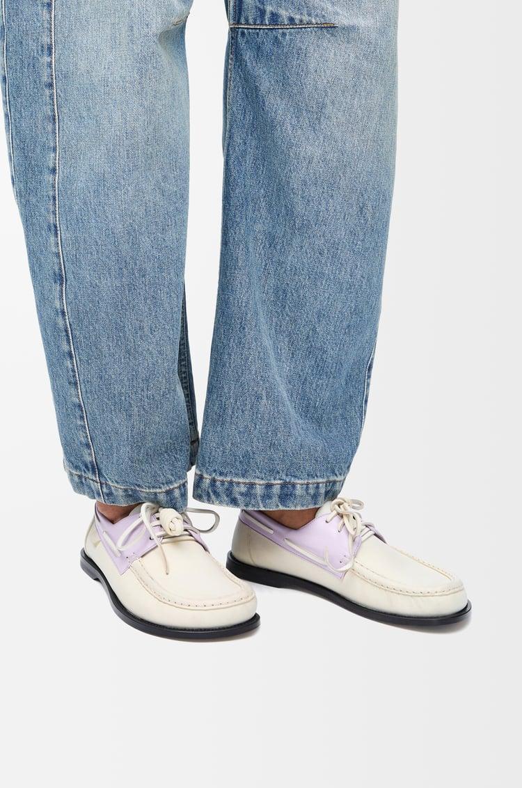 Loewe Campo boat shoe in soft calfskin 3 Colours Liquidación