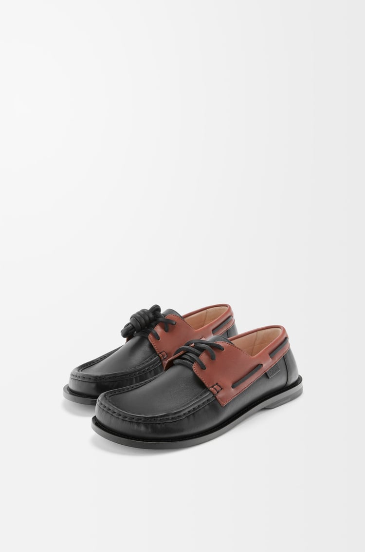 Loewe Campo boat shoe in soft calfskin 3 Colours Tienda de fábrica