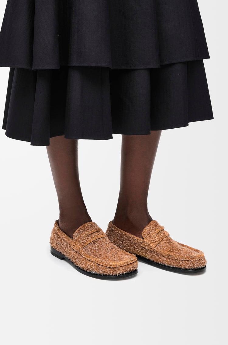 Loewe Campo loafer in brushed suede 2 Colours En oferta