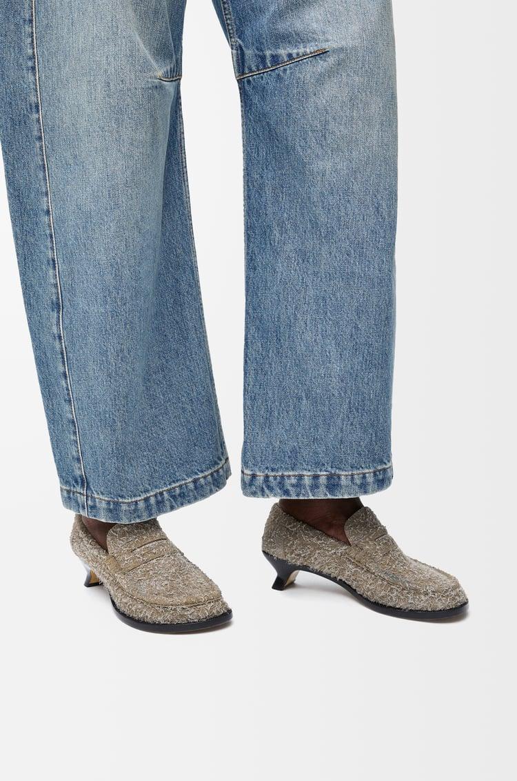 Loewe Campo loafer in brushed suede 1 Colours Última moda