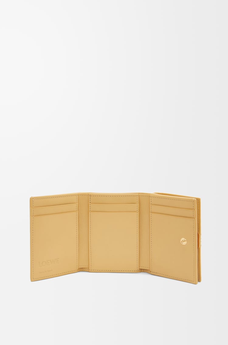 Loewe Puffer Anagram trifold wallet in shiny nappa calfskin 5 Colours 2025