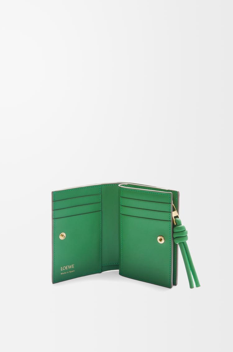 Loewe Knot compact wallet in shiny nappa calfskin 3 Colours Envío gratis