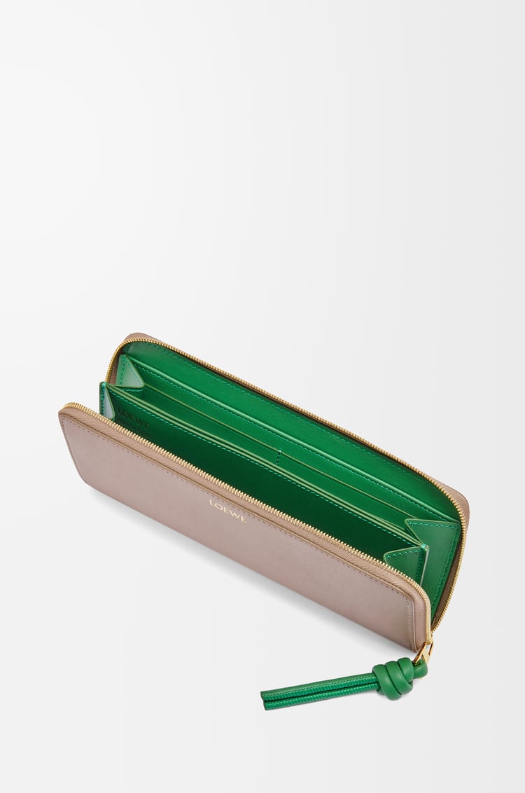 Loewe Knot zip around wallet in shiny nappa calfskin 4 Colours COMPRAR AHORA
