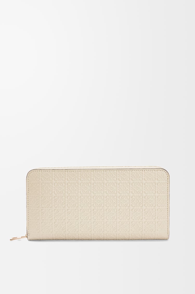 Loewe Repeat zip around wallet in embossed silk calfskin 1 Colours Grandes ahorros