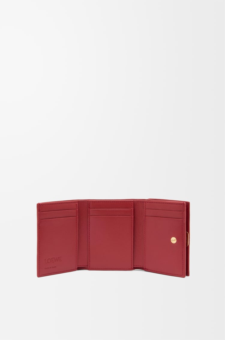 Loewe Puffer Anagram trifold wallet in shiny nappa calfskin 5 Colours Outlet