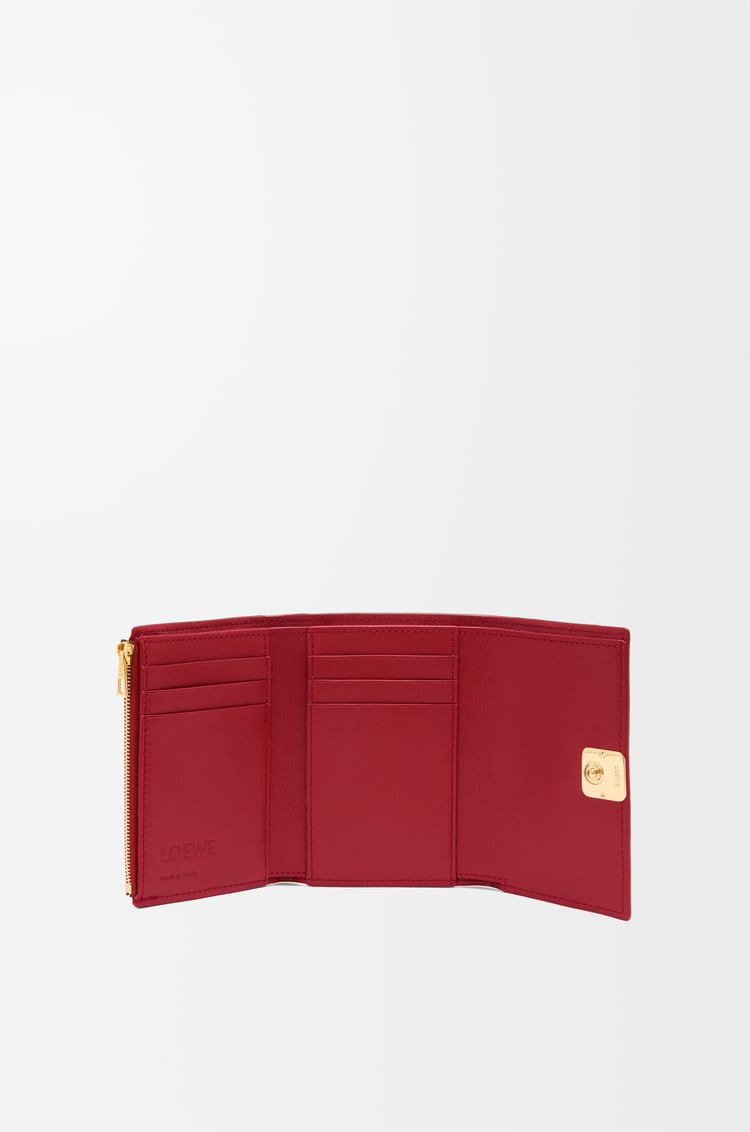 Loewe Puffer Anagram small vertical wallet in shiny nappa calfskin 5 Colours Venta caliente