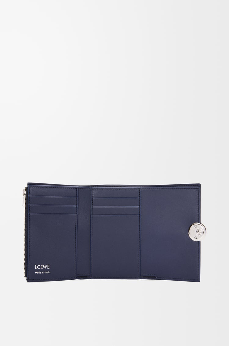 Loewe Pebble small vertical wallet in shiny nappa calfskin 9 Colours Los más vendidos