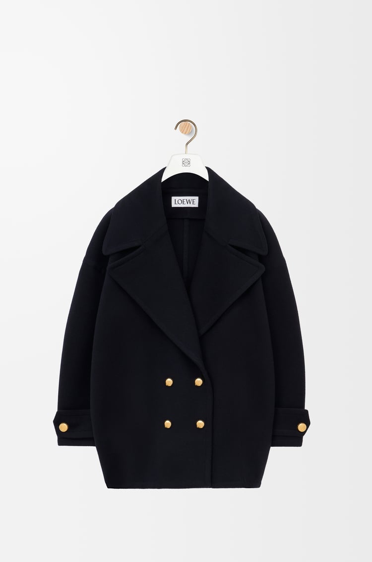 Loewe Pebble peacoat in wool 1 Colours Libre de impuestos