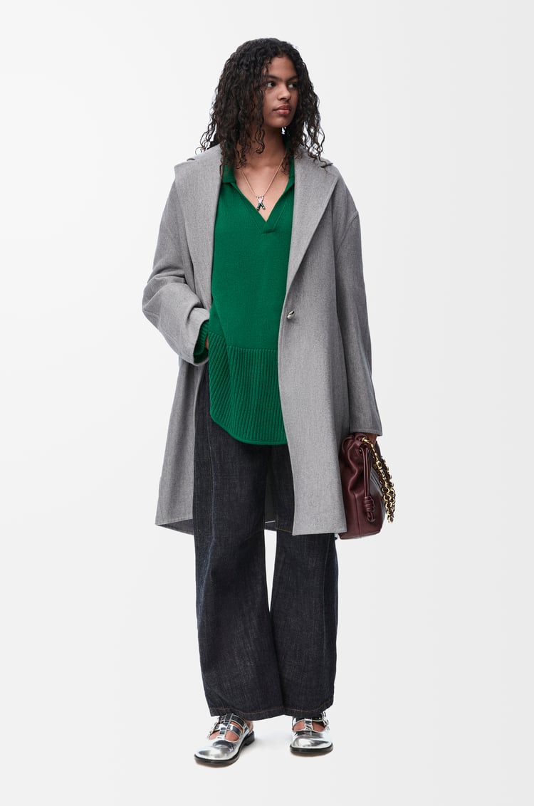 Loewe Pebble coat in wool and cashmere 2 Colours Oferta exclusiva