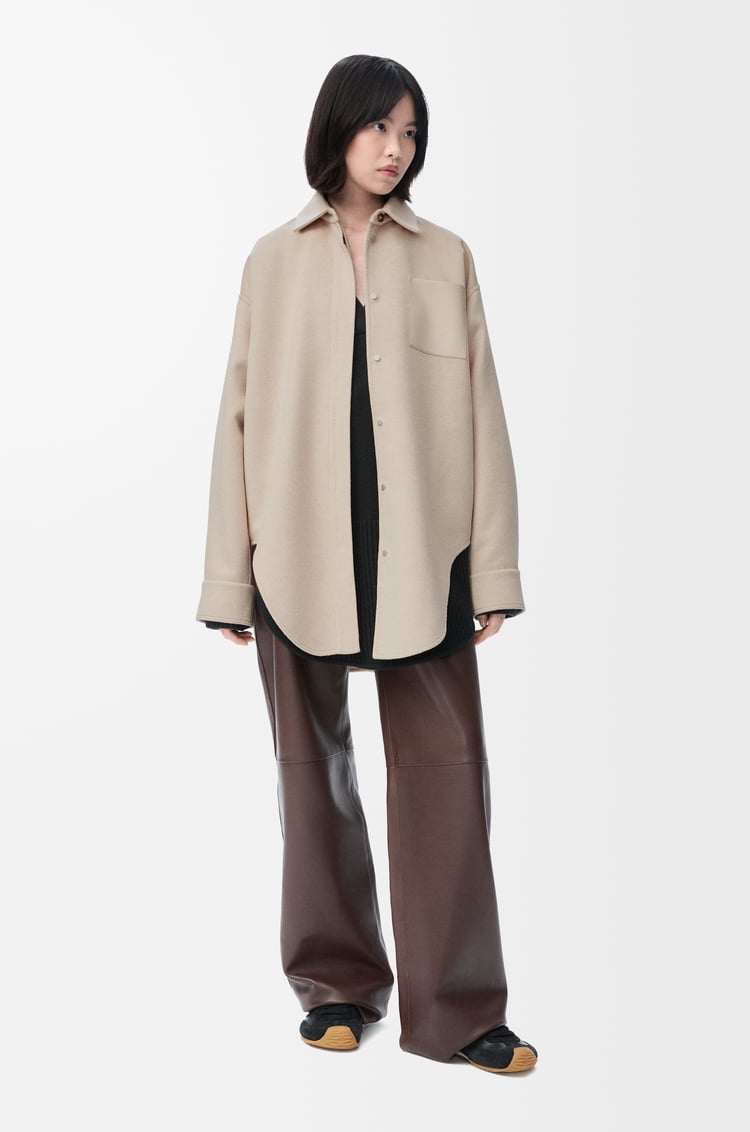 Loewe Overshirt in wool and cashmere 2 Colours Descuento por venta flash