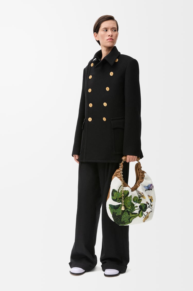 Loewe Peacoat in wool and cashmere 1 Colours Ofertas especiales