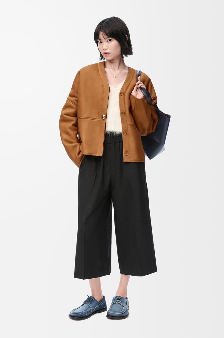 Loewe Cardigan in shearling 2 Colours Rebajas de fin de temporada