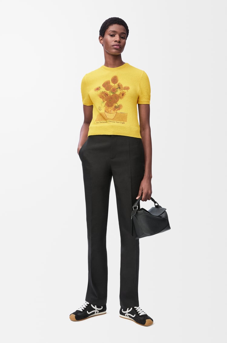 Loewe Short sleeve sweater in cotton blend 1 Colours Rebajas