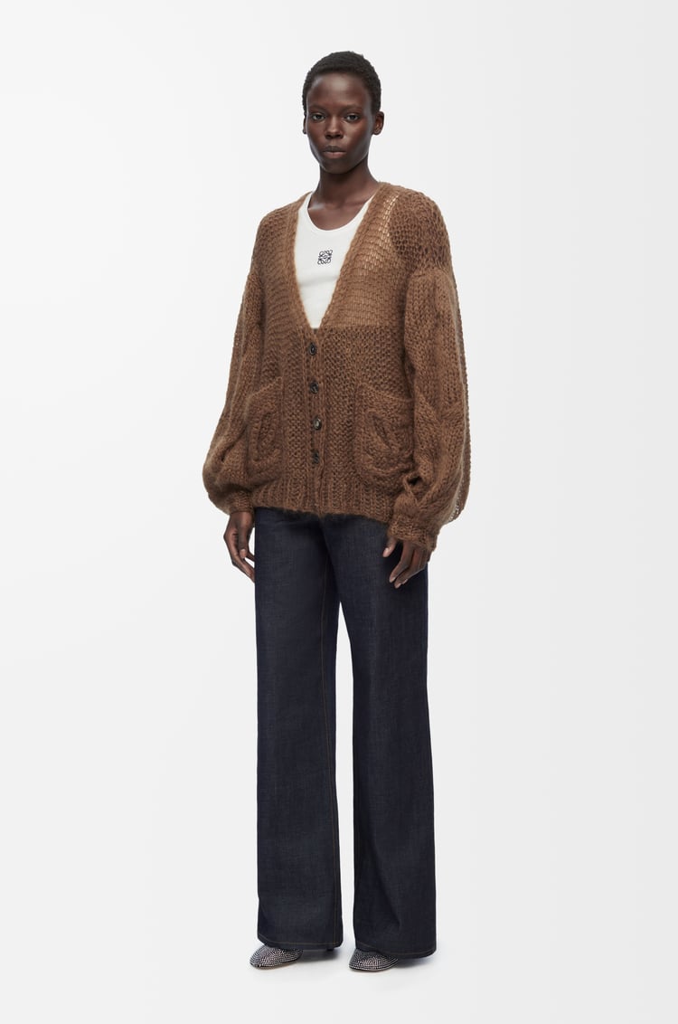 Loewe Anagram cardigan in mohair 2 Colours Tienda