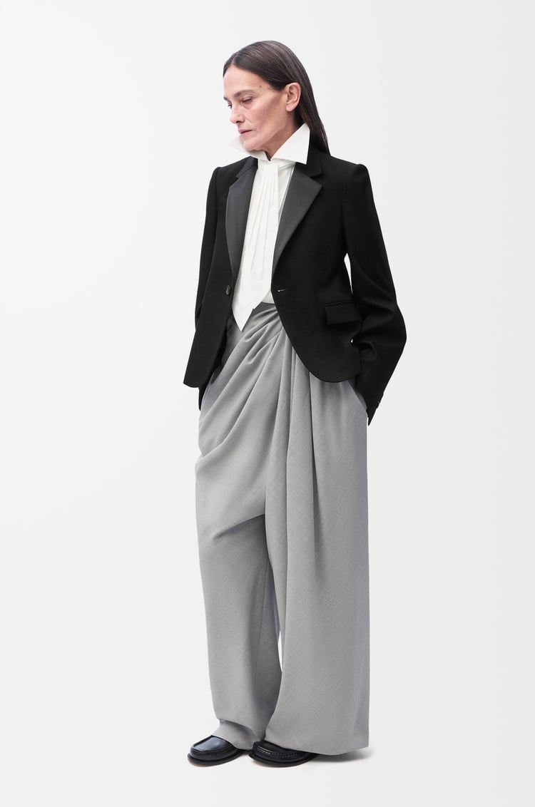 Loewe Draped trousers in wool 1 Colours Libre de impuestos