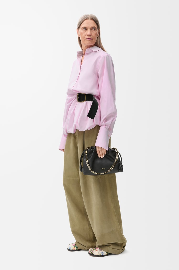 Loewe Pleated trousers in suede lambskin 2 Colours Últimos 3 días
