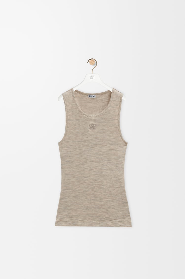 Loewe Anagram tank top in stretch wool 2 Colours Ofertas especiales