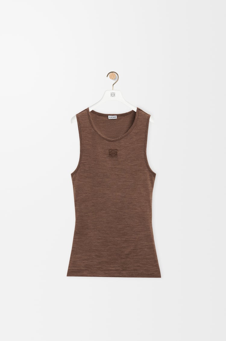 Loewe Anagram tank top in stretch wool 2 Colours Grandes ahorros