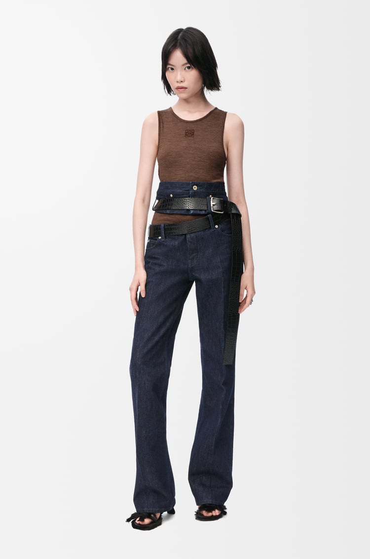 Loewe Anagram tank top in stretch wool 2 Colours Grandes ahorros