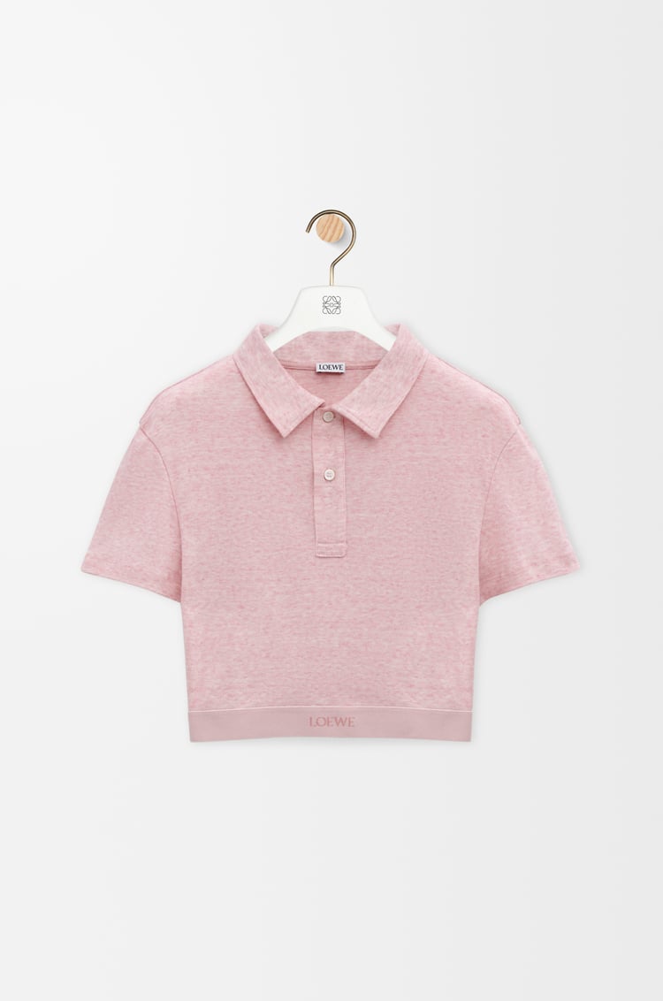 Loewe Cropped polo in cotton and wool 2 Colours