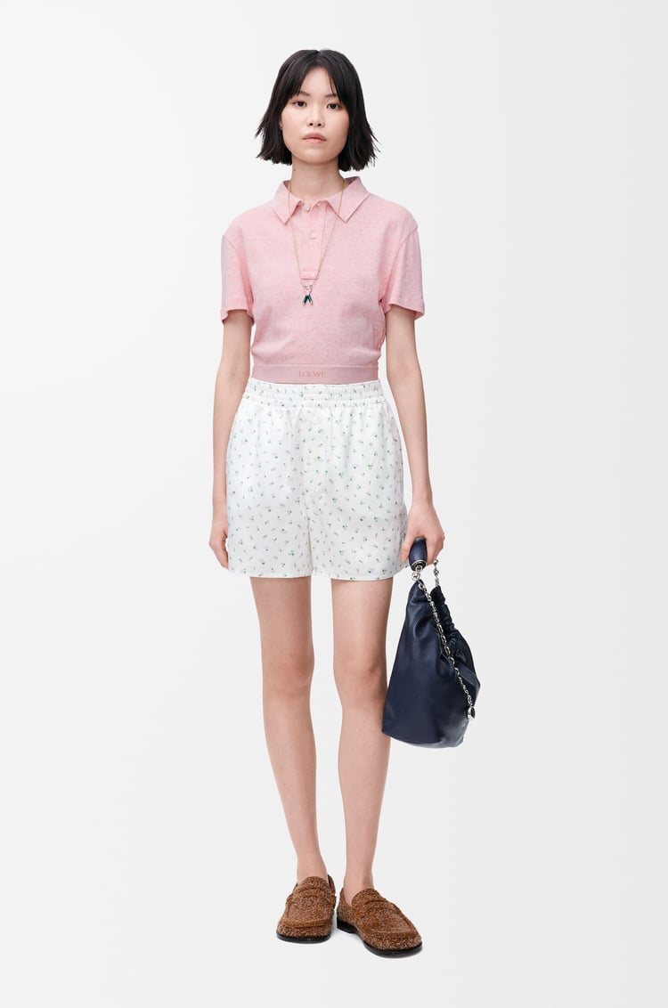 Loewe Cropped polo in cotton and wool 2 Colours Rebajas de fin de temporada