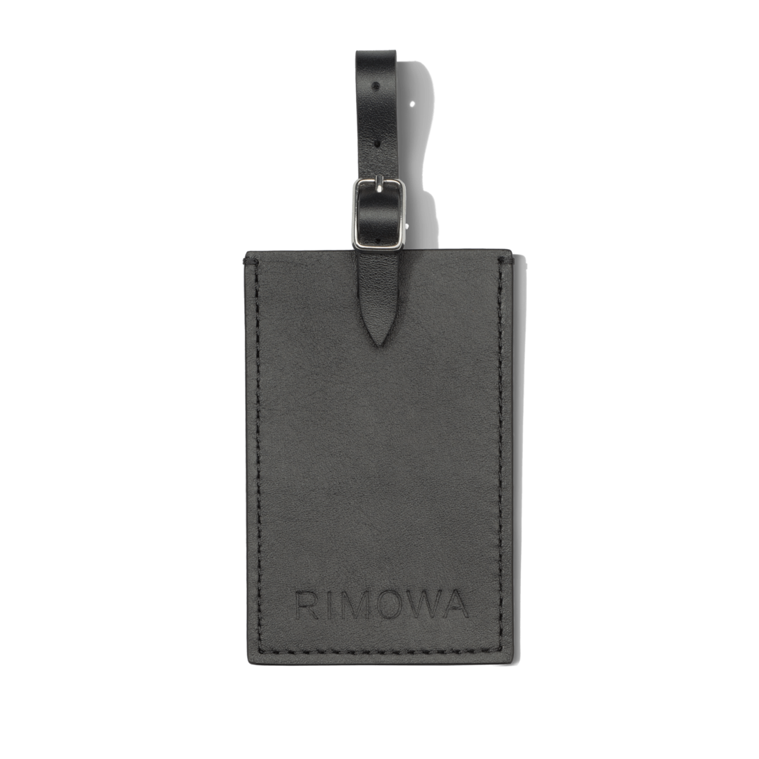 Rimowa Etiqueta de equipaje de cuero personalizada negro En oferta