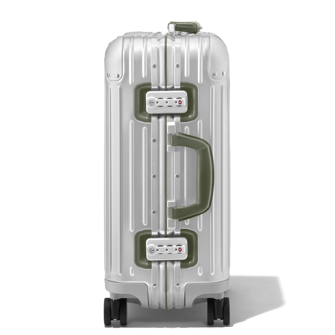 Rimowa Maleta Original Cabin Twist color plata y verde Olive Gran oferta