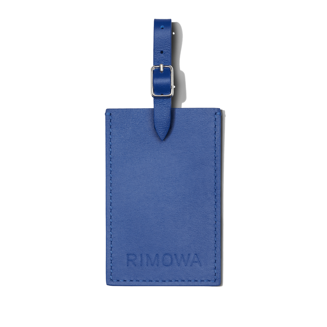 Rimowa Etiqueta de equipaje de cuero personalizada azul océano Ventas relámpago