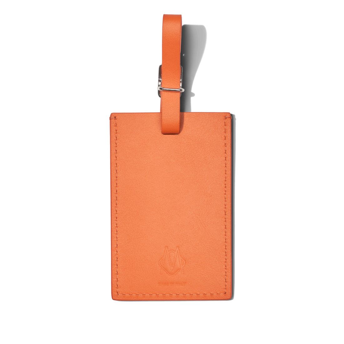Rimowa Etiqueta de equipaje de cuero personalizada naranja clementina Descuento