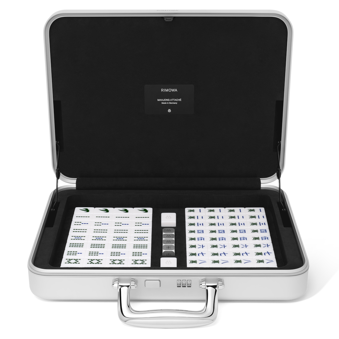 Rimowa Estuche Mahjong Attaché - Estuche de aluminio plateado Mejor oferta