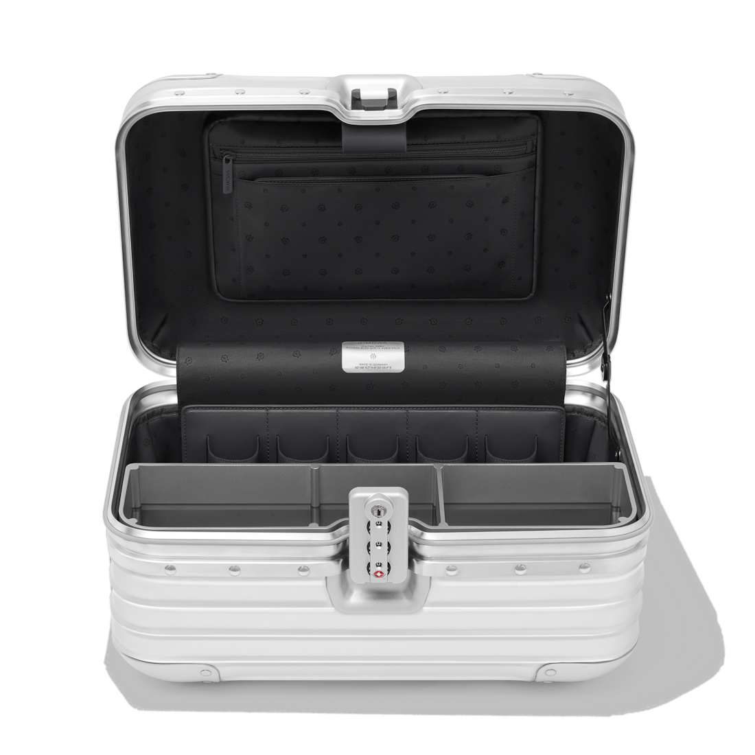 Rimowa Vanity Case de aluminio plateado Oferta especial