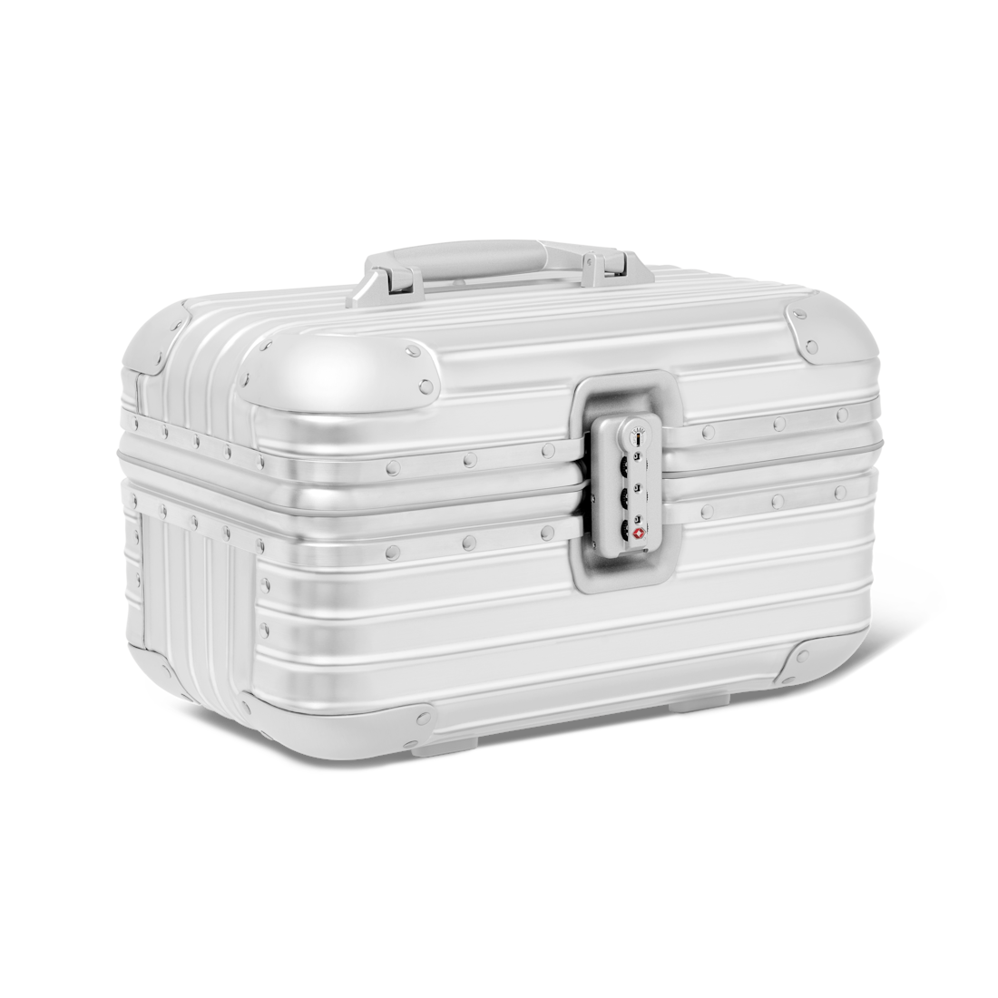 Rimowa Vanity Case de aluminio plateado Oferta especial
