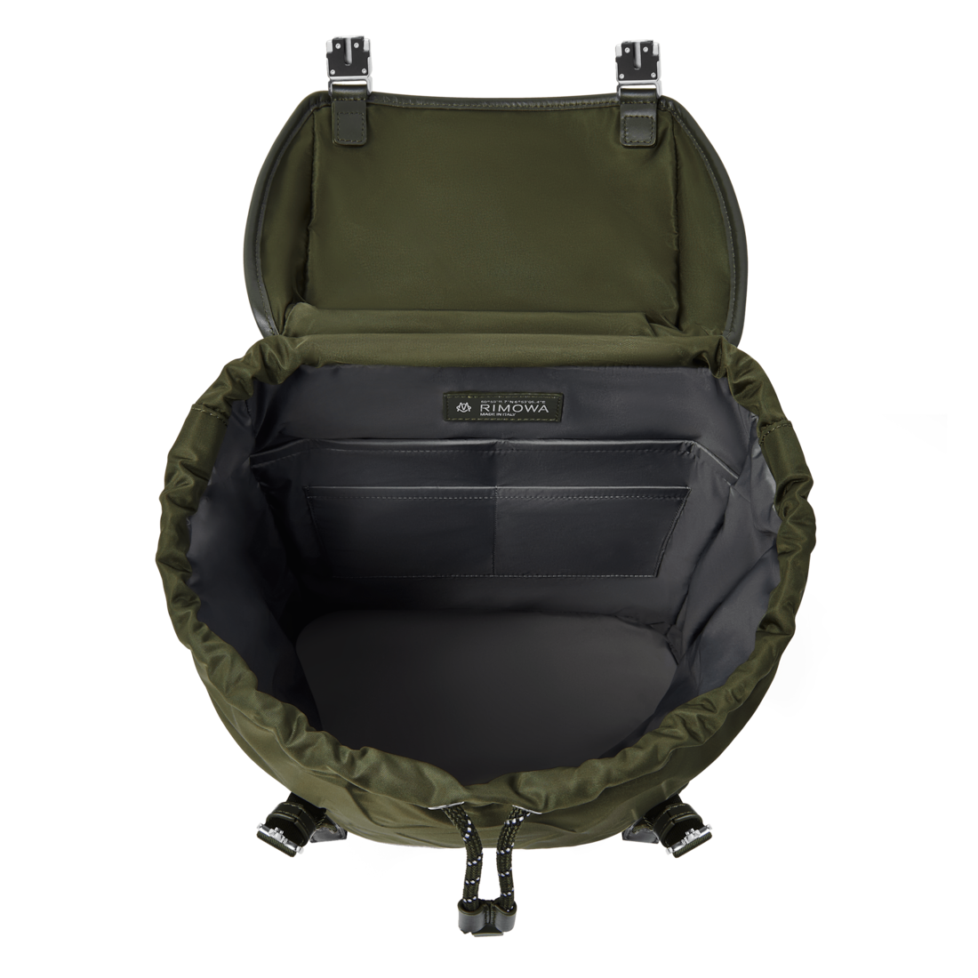 Rimowa Mochila de nailon ECONYL® con solapa Signature - VERDE CAQUI Descuentos del mes