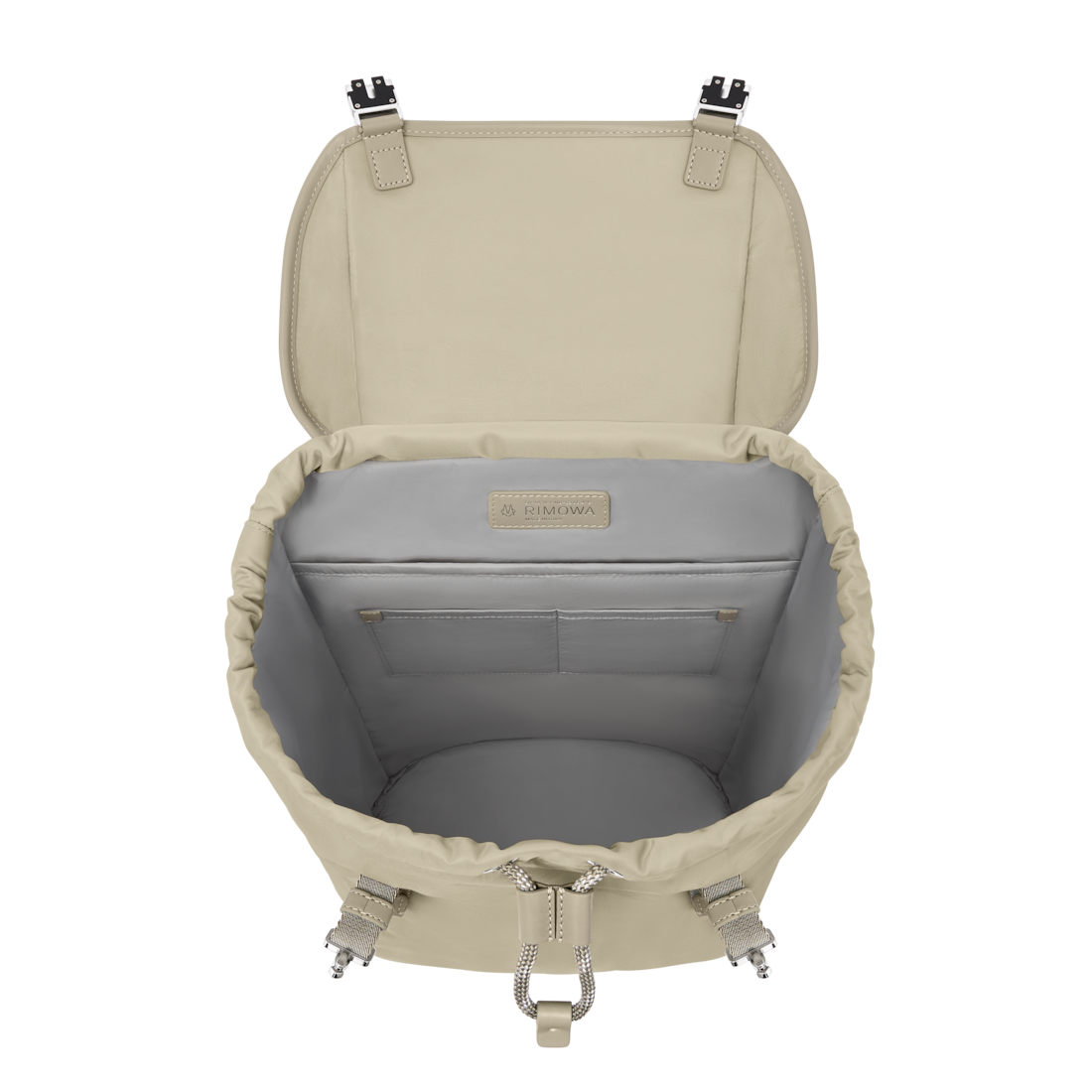 Rimowa Mochila con solapa Signature de nailon ECONYL® - Beige Sand En línea