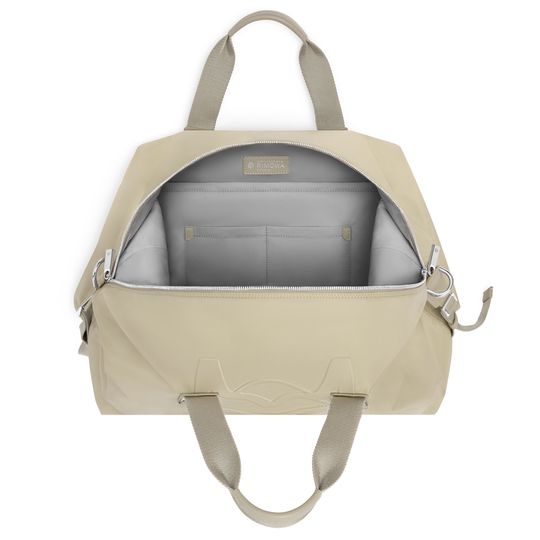 Rimowa Bolsa de viaje Signature de nailon ECONYL® - Beige Sand Venta caliente