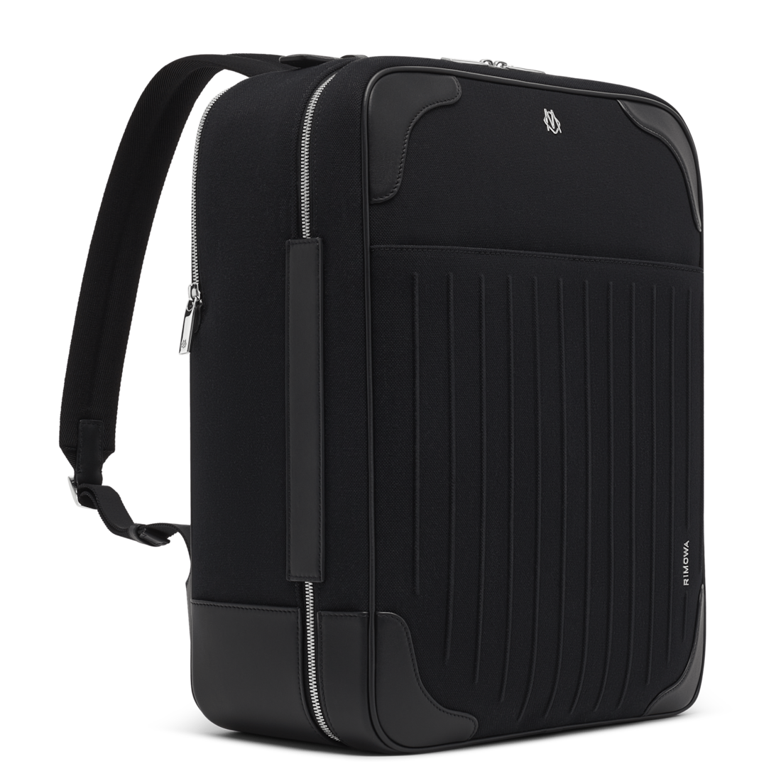 Rimowa NEVER STILL - Mochila de viaje de lona color negro En oferta