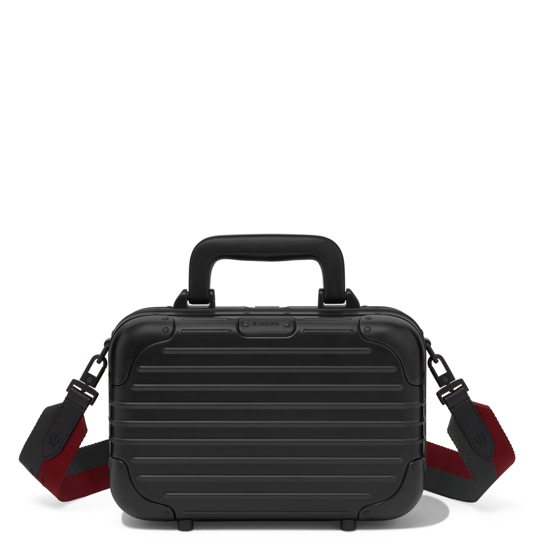 Rimowa Correa bandolera tipo cincha para bolso color rojo Burgundy y gris Liquidación