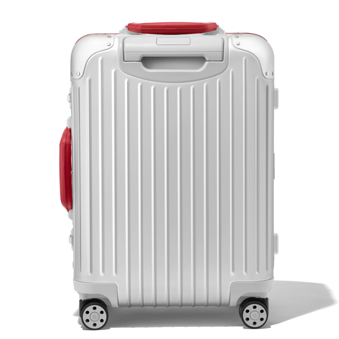Rimowa Maleta Original Cabin Twist en plata y rojo Tienda de fábrica