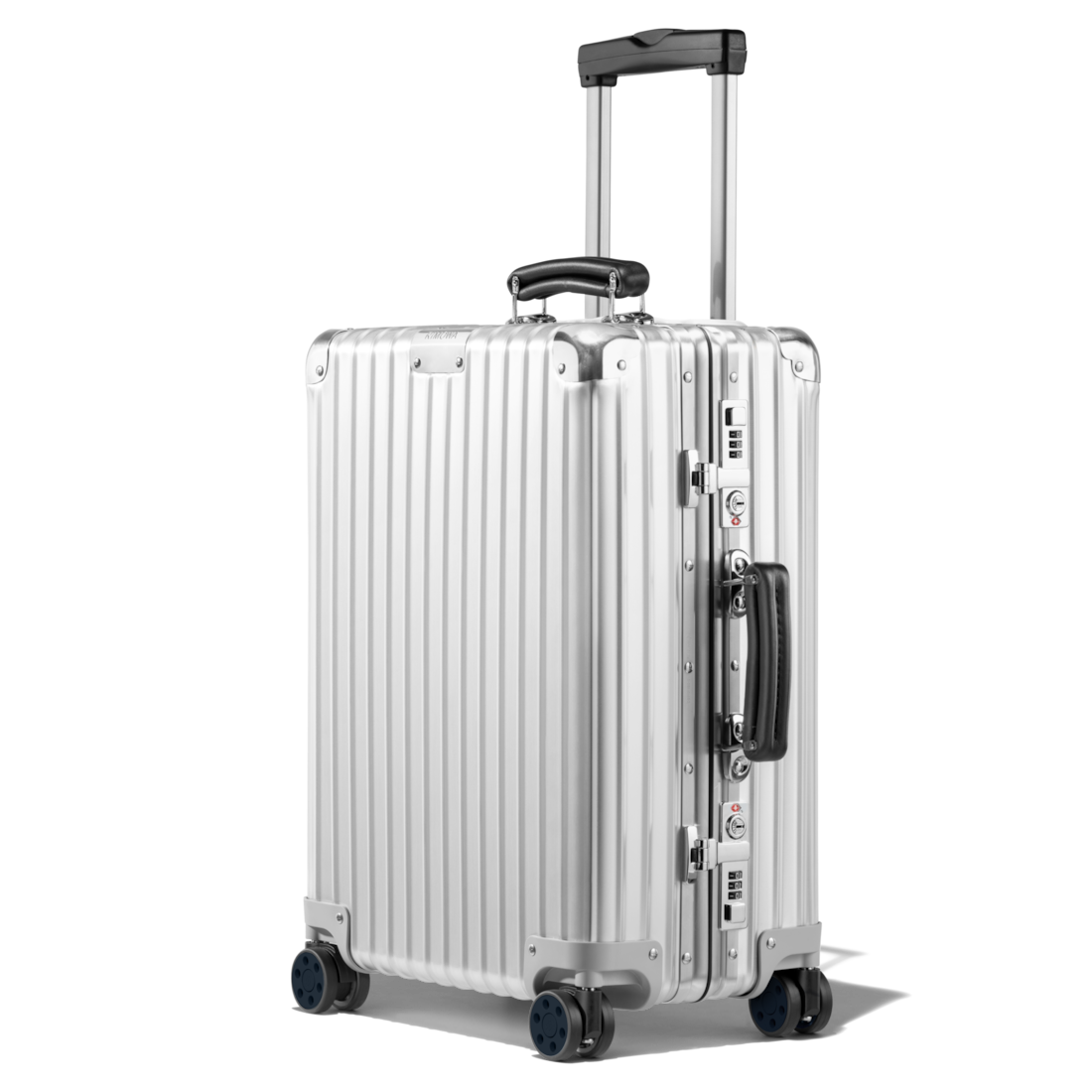 Rimowa Juego de ruedas color azul denim para maleta Último día