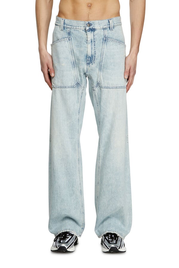 Diesel relaxed jeans d-zeta 09l60 Última moda