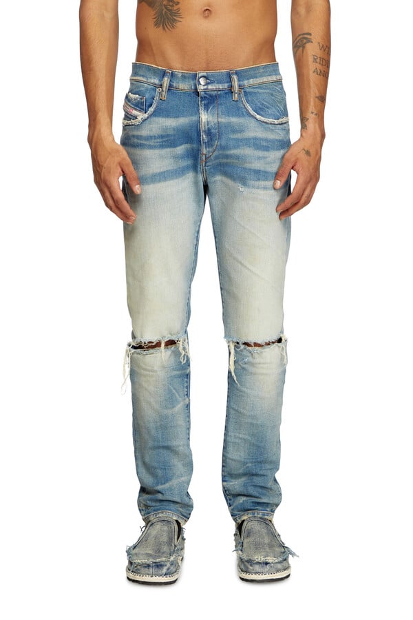 Diesel slim jeans 2019 d-strukt 09l28 Oferta especial de fábrica