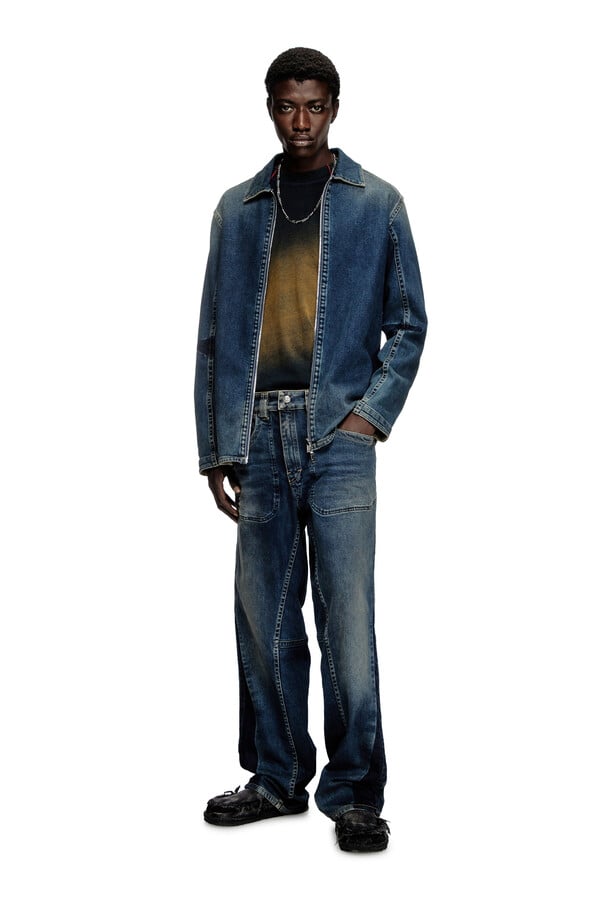 Diesel relaxed jeans 2001 d-macro 09j06 Envío internacional gratuito