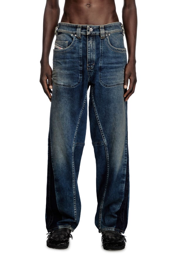 Diesel relaxed jeans 2001 d-macro 09j06 Envío internacional gratuito