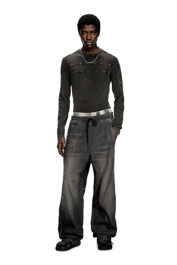 Diesel relaxed d-martyans track denim 09l77