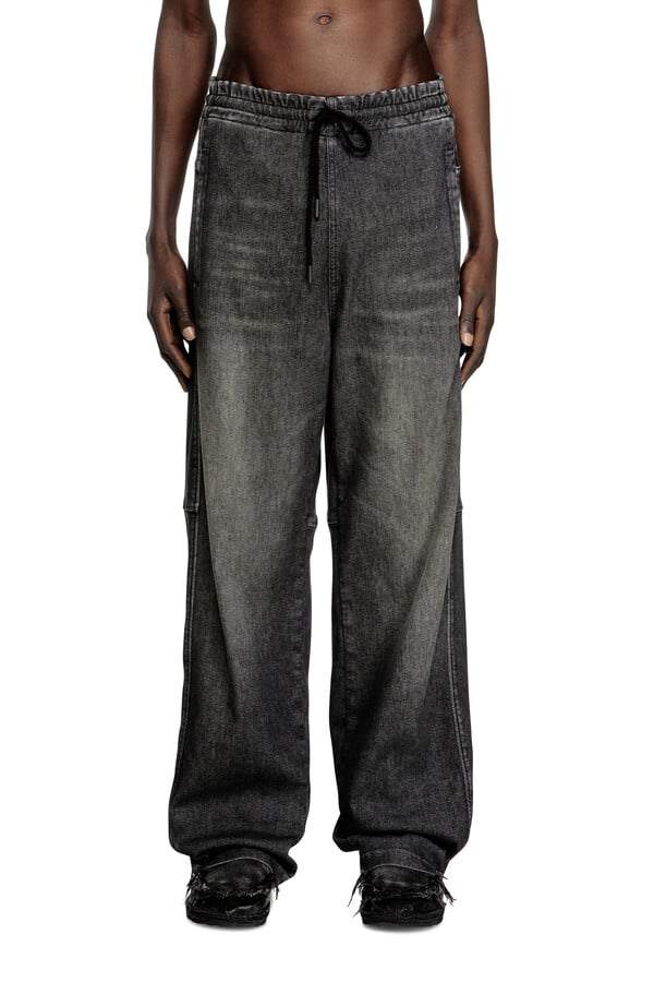 Diesel relaxed d-martyans track denim 09l77 Venta caliente
