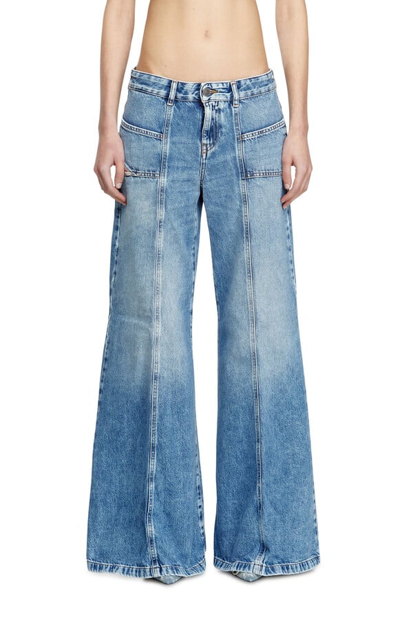 Diesel flare jeans d-akii 09h95 Ofertas de temporada