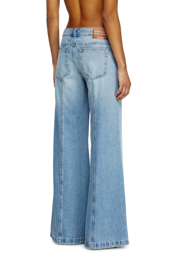 Diesel flare jeans d-akii 0clba Rebajas baratas