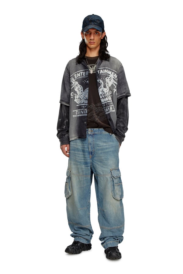 Diesel relaxed jeans d-fish 09j83